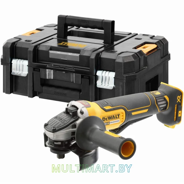 Угловая шлифмашина DeWalt DCG406NT-XJ (без АКБ, кейс)